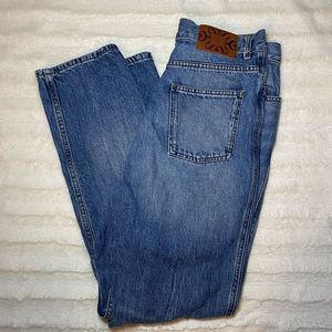 Sandro Paris high-rise straight jeans medium wash size 40 EUC